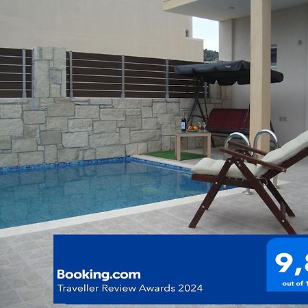 “Theeporto” Maisonette With Pool Gouves Exterior foto