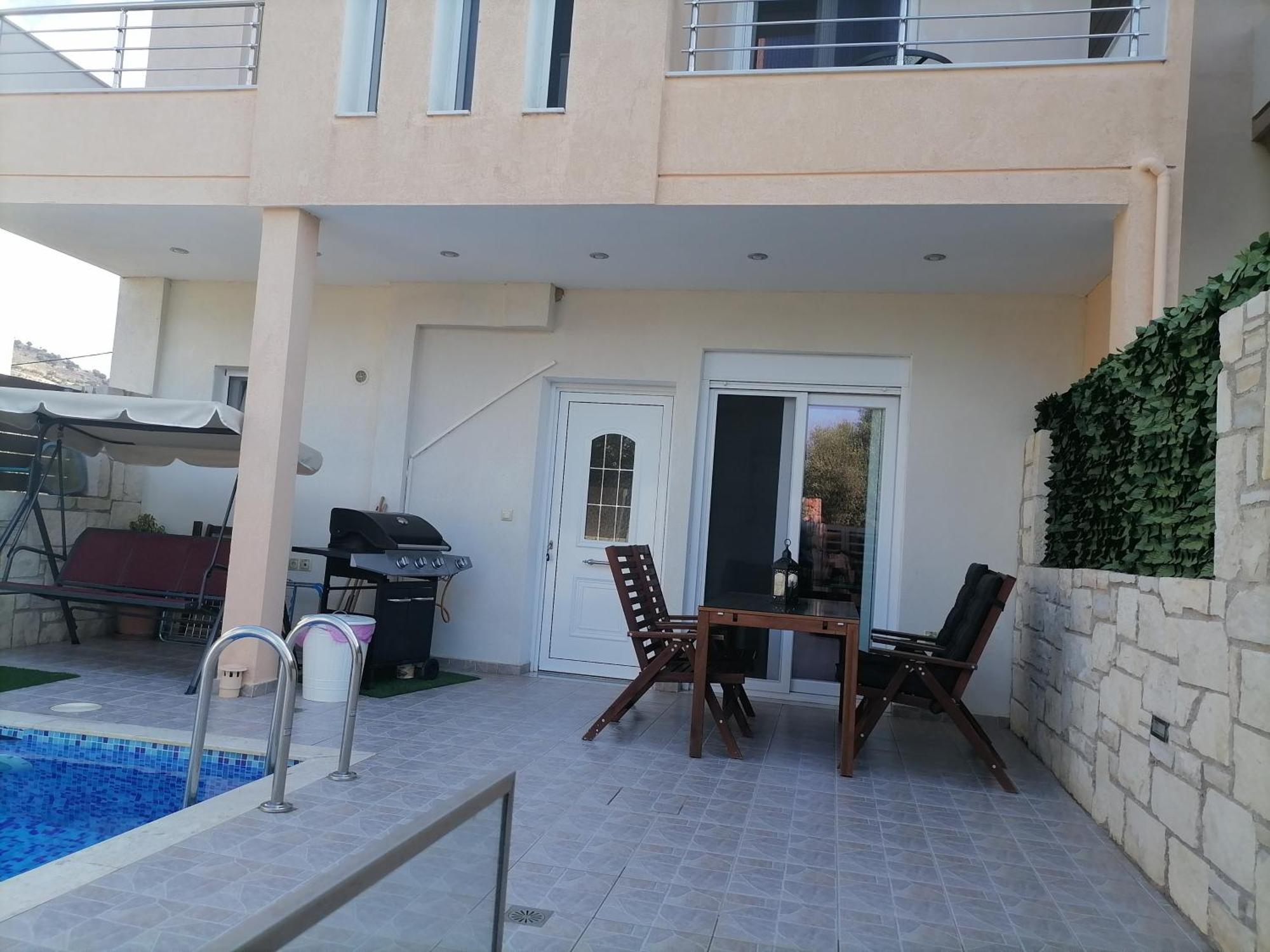 “Theeporto” Maisonette With Pool Gouves Exterior foto